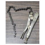 Vise-Grip USA 20R chain wrench tool locking works