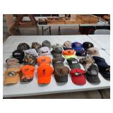 Caps : phesants forever,  long spur,  cabelas,