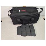 Range bag with 4 magazines