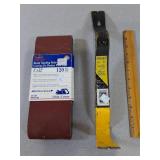 4"x24" Sanding Belts, Stanley-Wonder Bar- Pry-Bar