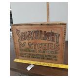 Wood crate Search Light Matches 15ï¿½ 23"