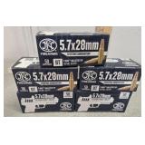 250 rds FN 5.7 ammo ammunition
