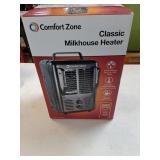NIB- Milkhouse Heater, Comfort Zone- 1500 Watts