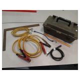 Plano 651 tool / tackle box, Jumper Cables & more
