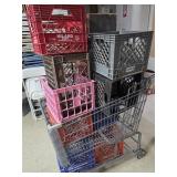 Milk crates & pop bottles ++