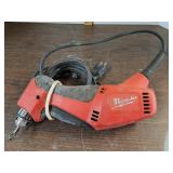 Reversible 3/8" Angle Drill- Milwaukee Heavy Duty
