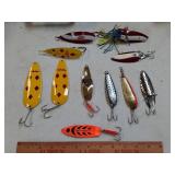 Assorted Spoons,  Mepps, Cabela