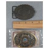 Belt buckles: American  Police PIG & South Dakota