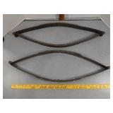 2- antique leaf springs