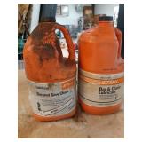 > 2- 1 gal bar & chain lubricant . Mostly full.