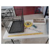 >Animal crate 23" x 19" x 18" and more
