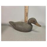 Wooden duck decoy
