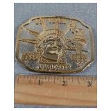Belt buckle: Statue of liberty 100 years