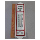 Metal Advertising Thermometer, Superior Deshler