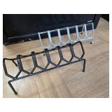 > 2 pistol revolver hangun racks