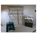 Folding Step Stool, Cloth Bag, Folding Metal