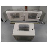 3- Sharps Collector locking wall cabinets