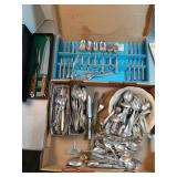 Silver-plated, stainless & other flatware