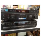 Sony receiver (works) & CD Player (not working)