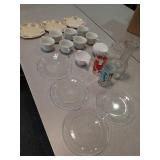 Patriotic glass plates & other