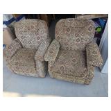 TWO Lazyboy recliners living room chairs