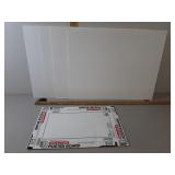 > 4- 28" x 22"  foam board & 8 - 14" x 22" poster