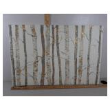 > 35" x 24" Birch Tree Canvas wall art