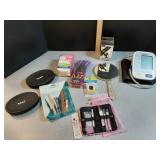 Blood pressure cuff, mirror,  rollers & more