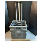 Quick Caddy collapsible rolling utility cart.