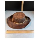 Leather hat