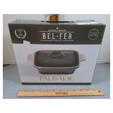 Bel-Fer 11-inch ceramic square casserole. New