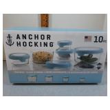 Anchor Hocking Trueseal 10-piece glass food