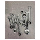 Gear wrench ratcheting wrenches