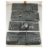 4- wired computer keyboards