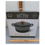 Bel-Fer Palisade enameled cast iron Dutch oven.
