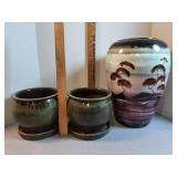 ceramic indoor/outdoor planters