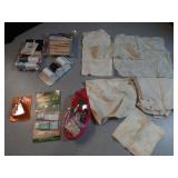 Hankies, & sewing items