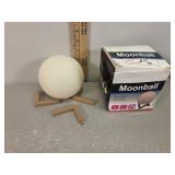 Moonball lighted rotating decoration