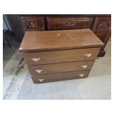 Small mid century dresser 34x16x26"