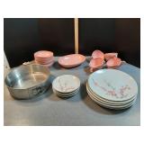 Melmac dishes &  springform cake pan