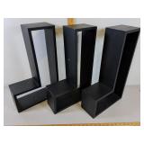 3-Hanging Shelf Units, 21-1/4"x12-1/2"x5"