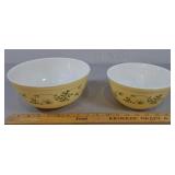 Pyrex Bowls,  Shenandoah Pattern