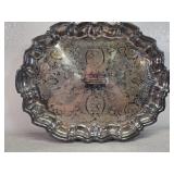 Kicking L ranch silver prize platter 1974