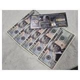 Novelty Trump paper bills & polymer 1,000,000