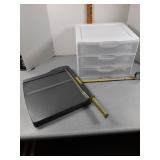 3 drawer storage & Swingline ClassicCut Lite