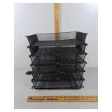 Black Mesh Office Organizers
