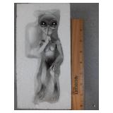 Female Alien figurine ornament
