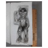 Male Alien figurine ornaments