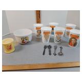 Dukes of Hazzard McDonald glasses, Tony the Tiger