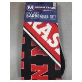 Nebraska apron, potholder, oven mit glove New